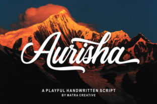 Aurisha Script: A Handwritten Font That Feels Human, Not Hectic