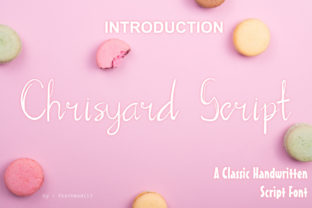 Chrisyard Script: A Refined Display Font for Editorial Warmth