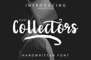 Debt Collectors: A Handwritten Calligraphy Font for Web Designers