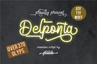 Delponta Script: A Refined Display Font for Digital Branding