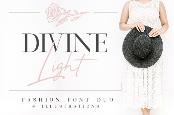 Divine Light Duo: A Versatile Font for Small Business Branding