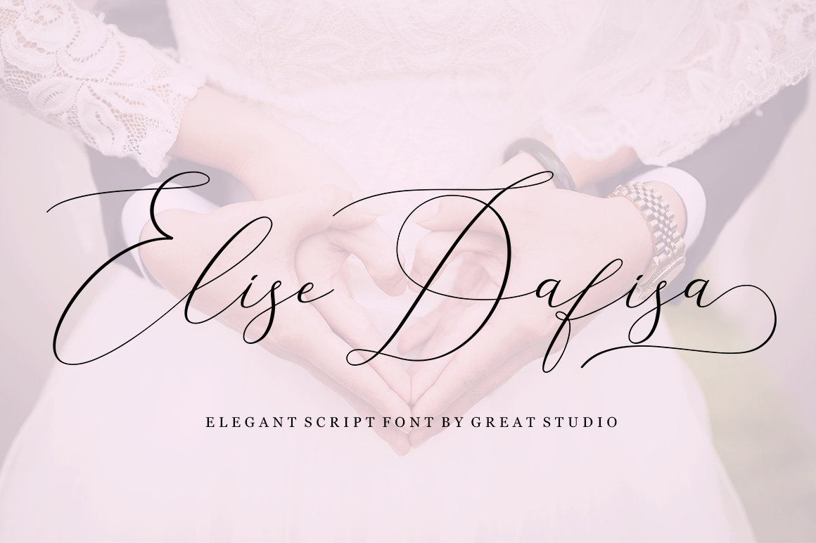 Elise Dafisa Script: A Refined Display Font for Digital Branding