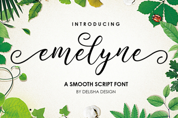 Emelyne Script Font: A Modern Calligraphy Typeface for Editorial Design