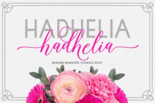 Hadhelia Script: A Feminine, Modern Typeface for Brand Charm