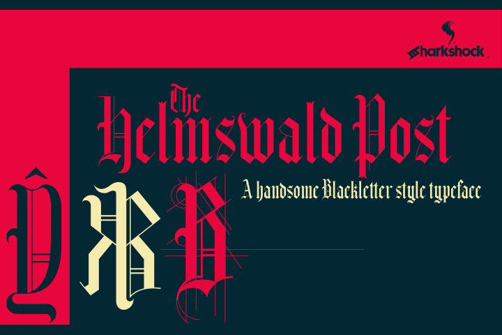 Helmswald Post: A Blackletter Font for Bold Digital Campaigns