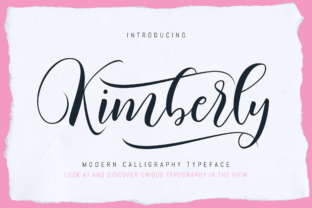 Kimberly Script: A Modern Calligraphy Font That Feels Like Handwritten Magic