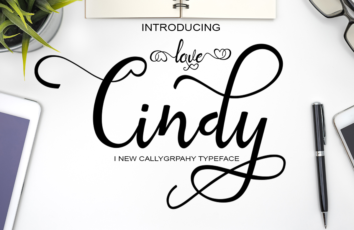 Love Cindy Script: A Romantic Script Font Review for Real Branding