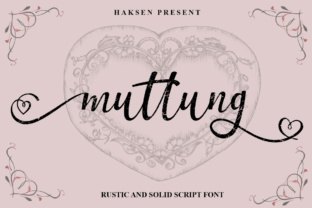 Muttung Script: A Beauty Font That Feels Like Hand-Drawn Magic