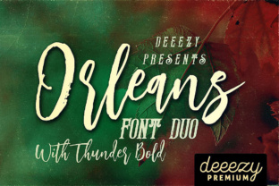 Orleans Script Font Duo: A Thoughtful Display Typeface for Editorial Warmth