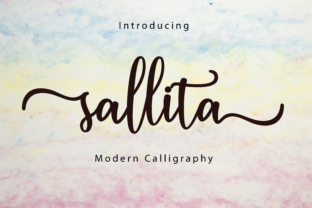 Sallita Script: A Modern Calligraphy Font for Polished Digital Branding
