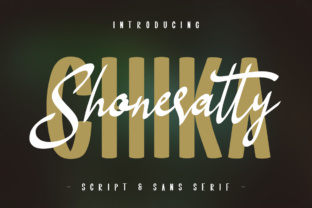 Shoneratty Chika – A Fashionable Script Font for Digital Design