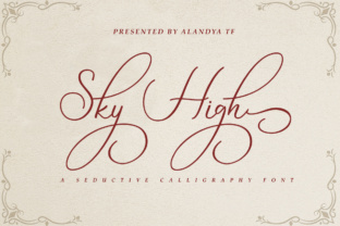 Sky High Script: A Premium Font That Lifts Your Brand