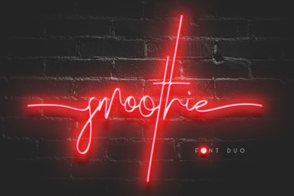 Smoothie Duo Font: A Perfect Pair for Handmade Product Design