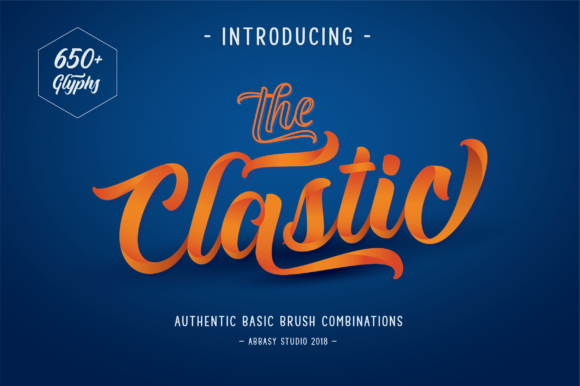The Clastic: A Brush-Type Typeface That Just *Works*