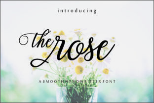 The Rose Script: An Elegant Handwritten Font for Crafters & Sellers