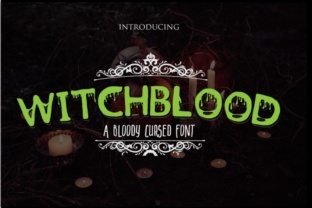 Witchblood: A Bloody Hand-Lettered Typeface for Bold Branding